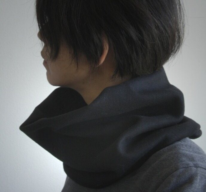 ネックウォーマー　ブラック 　送料無料