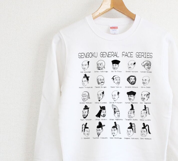 武将たちのお顔シリーズ　スウェット