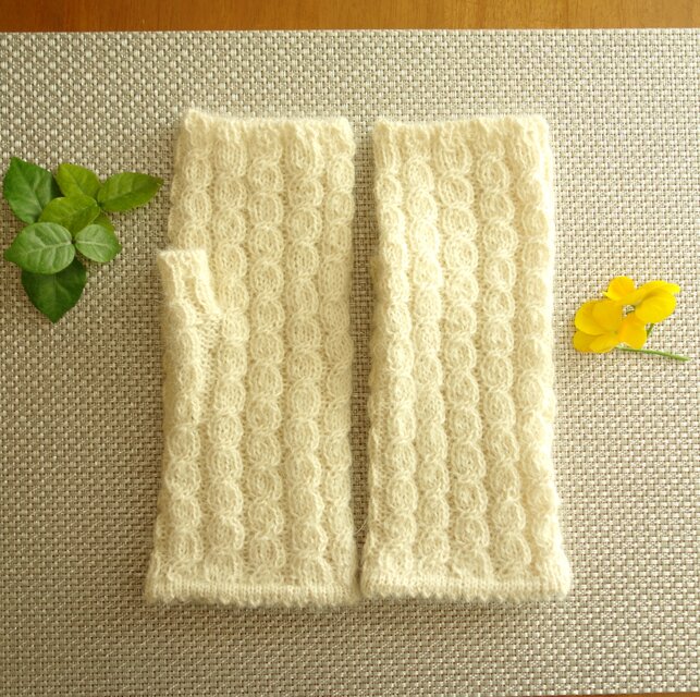 ハンドウォーマー/アルパカ*オフホワイト