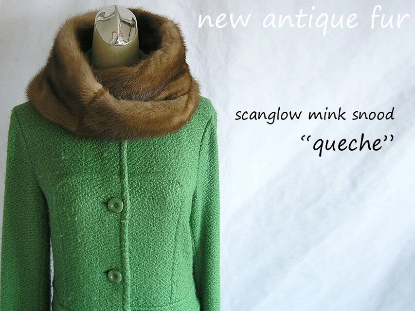¶ new antique fur ¶ スカングロウミンクファーnejiriスヌード「queche」