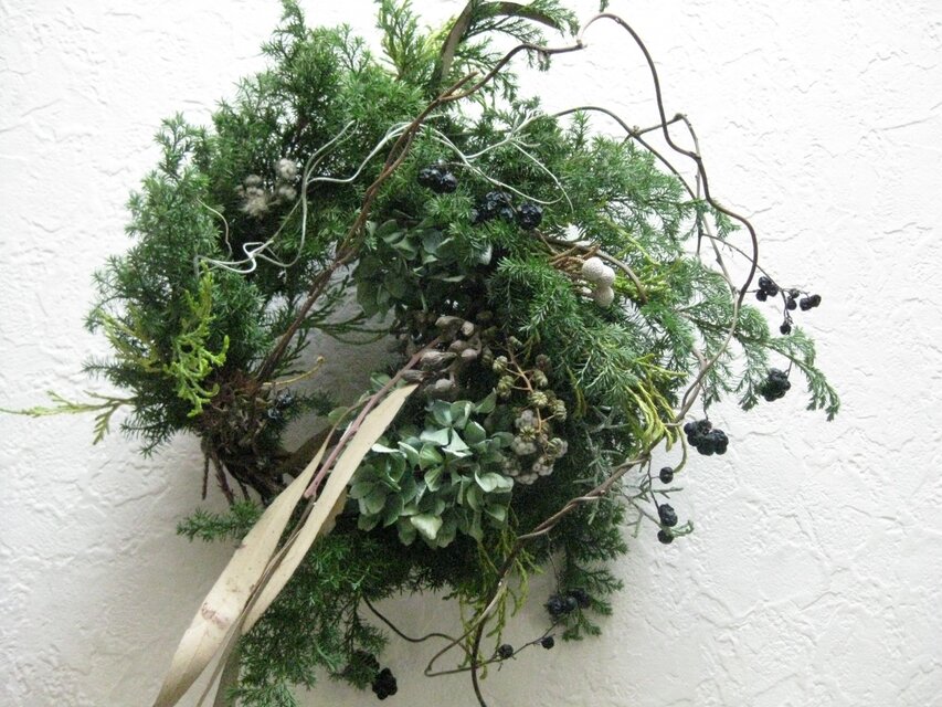森のwreath-山葡萄