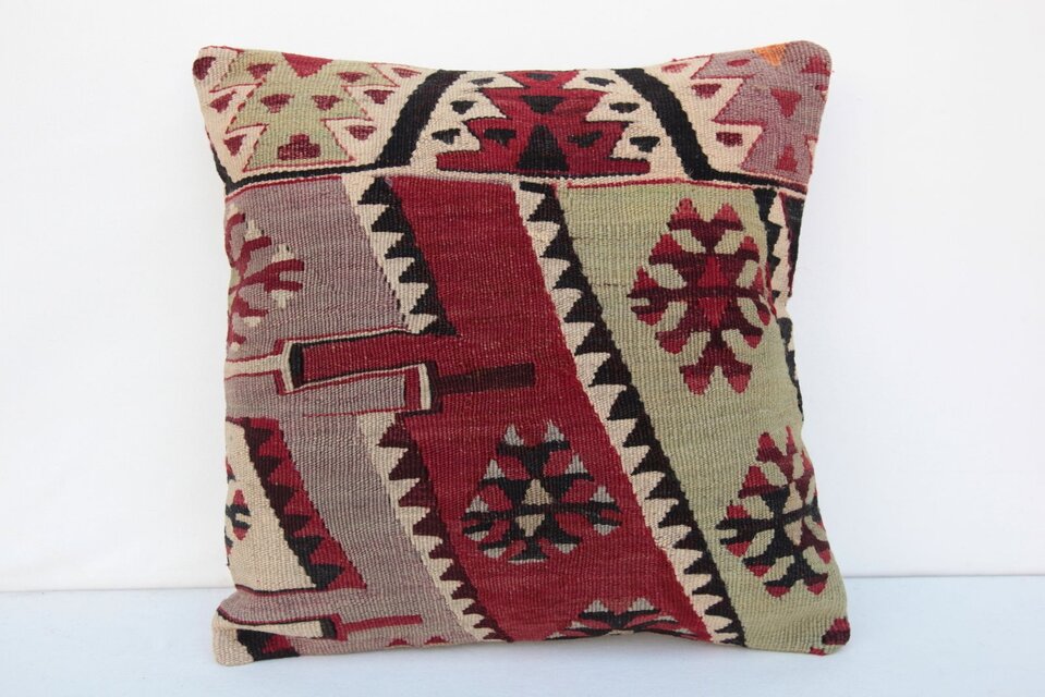 40cm　キリムピロー・ハンドメイドクッションカバー