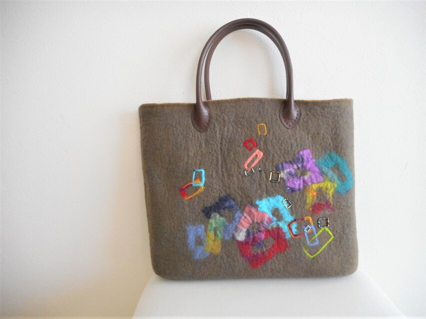 特別価格 秋色 大きめバッグ