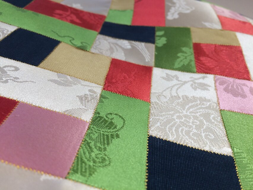 厚絹のポジャギ | iichi 日々の暮らしを心地よくするハンドメイドや