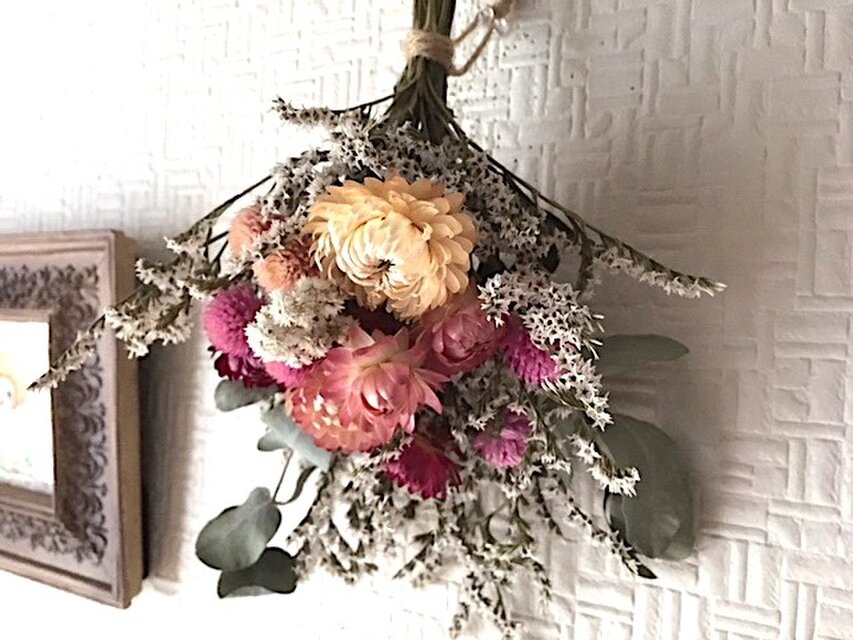 ヘリクサムのブーケ