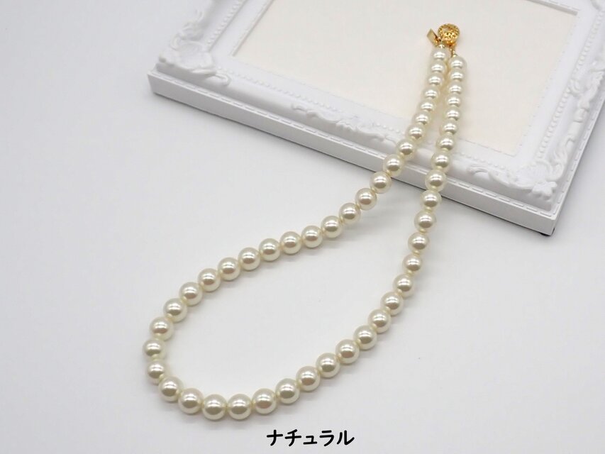 ホワイトパールネックレス