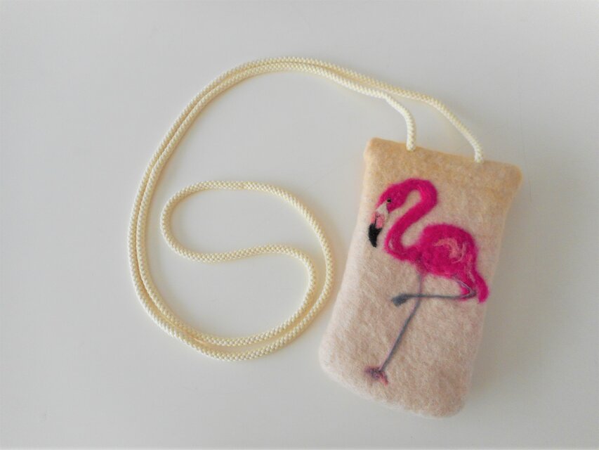 alyse0373様　オーダー品　フラミンゴ ケース