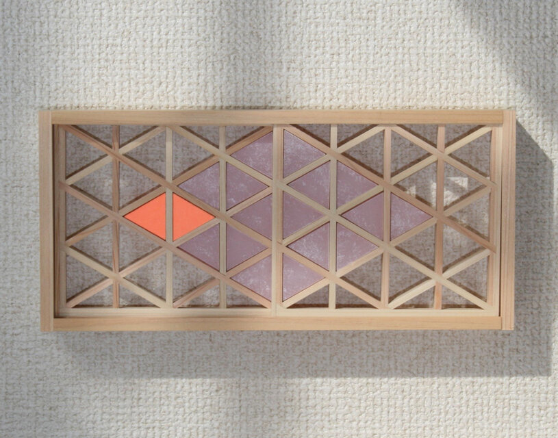 手作り組子細工 組子の小窓　創作デザイン