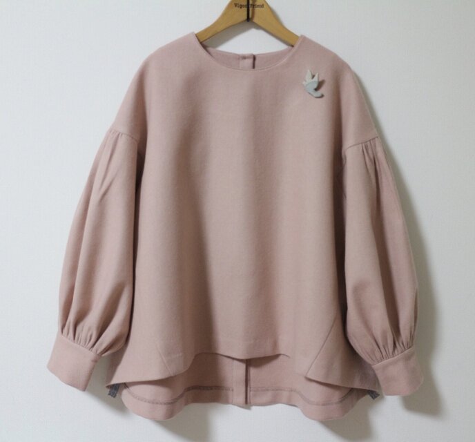 ★クロスウール  厚手ブラウス★三枚限定