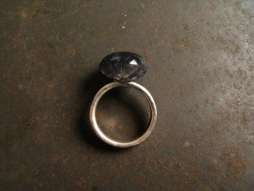 アイオライト　丸いリング