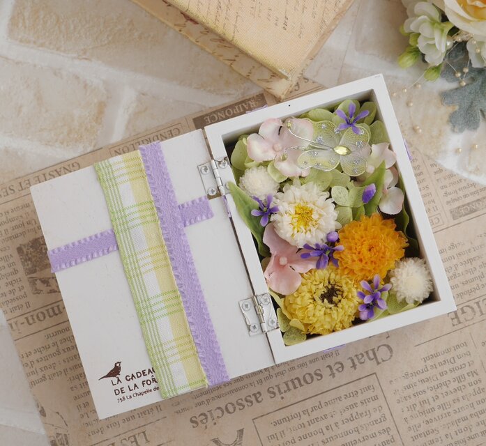 アスターのBOXアレンジ　