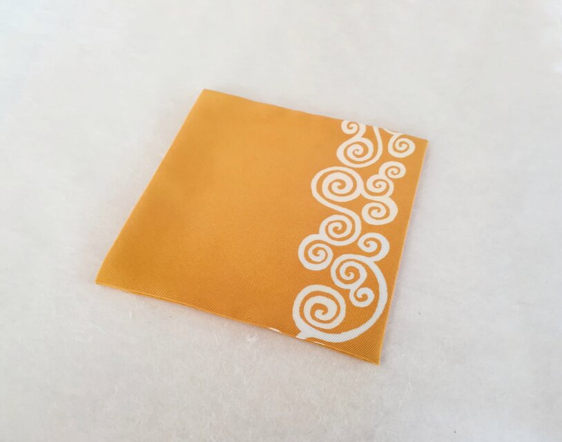 古帛紗 四号　渦文様 ロ