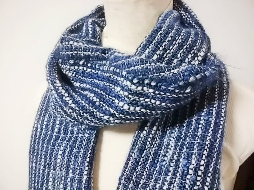 手織りマフラーno.3