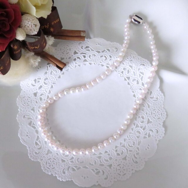 【上質】あこや真珠のネックレス　フォーマルOK！ MN0218-007