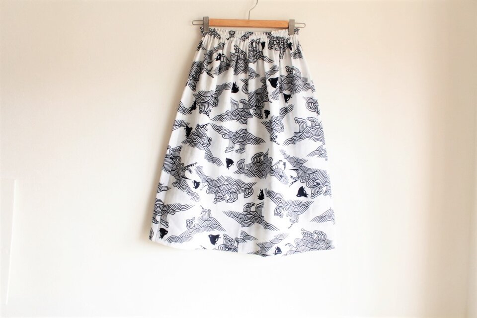 ☆浴衣スカート☆　千鳥柄♪/31ys18