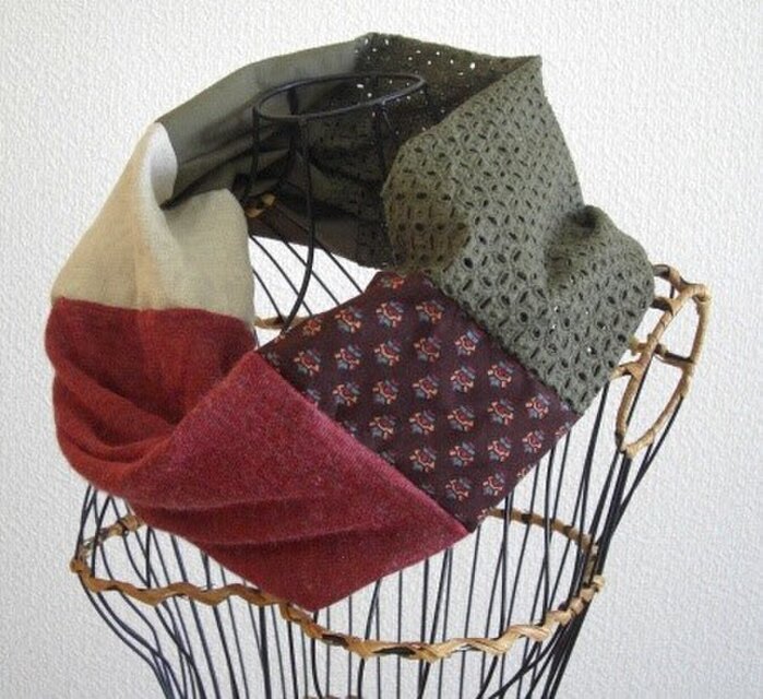 スヌード　オリーブ　送料無料