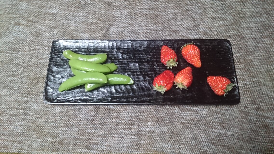 木の長皿(黒漆仕上げ)No.2