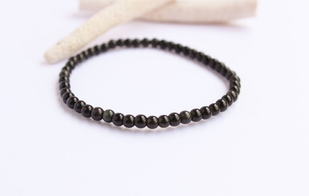 オブシディアン　Slim　ブレスレット