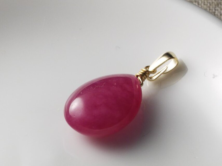 ピンクアゲートのペンダントトップ