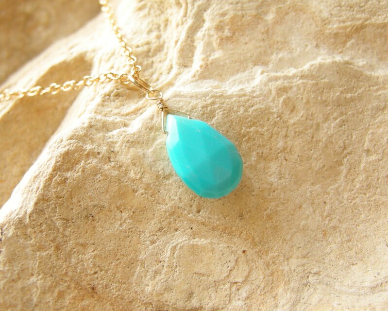 ［かっぱさん専用］K18金14金　スリーピングビューティーターコイズネックレス かっぱさん専用］K18金14金 スリーピングビューティーターコイズ