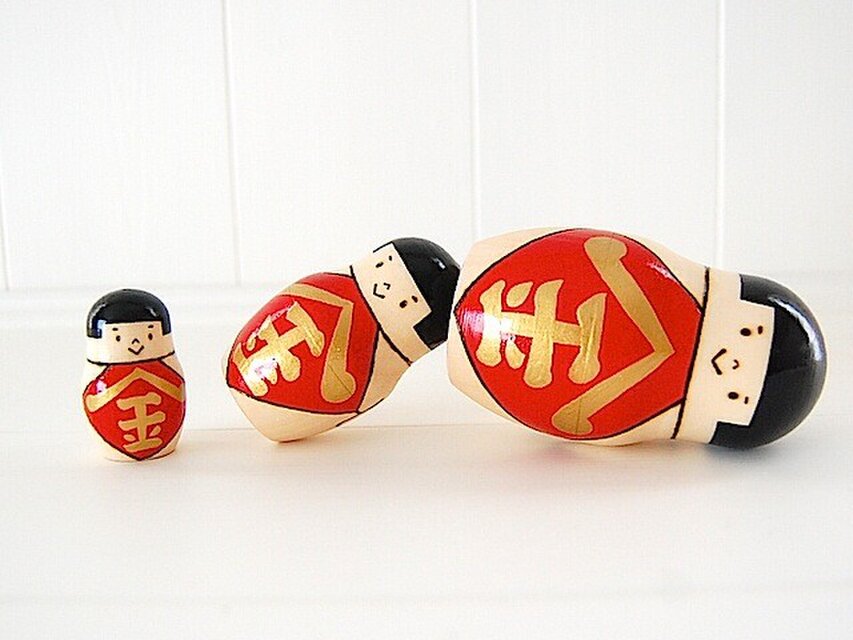 金太郎＊マトリョーシカ＊仲良し3兄弟［12］ | iichi 日々の暮らし