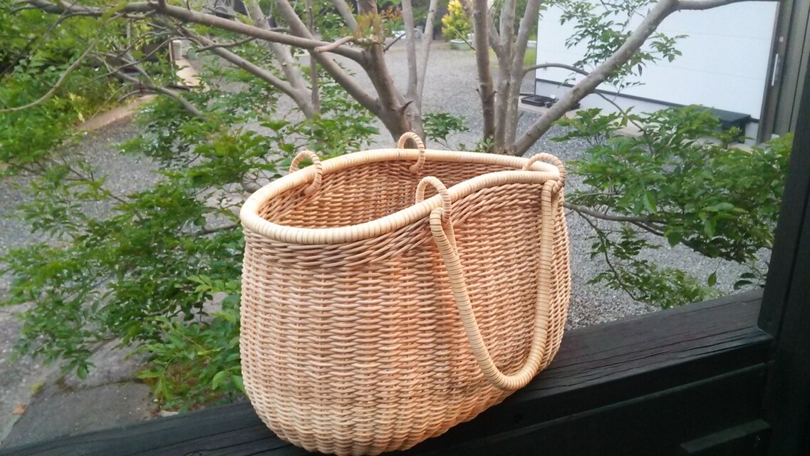 籐かご（大）