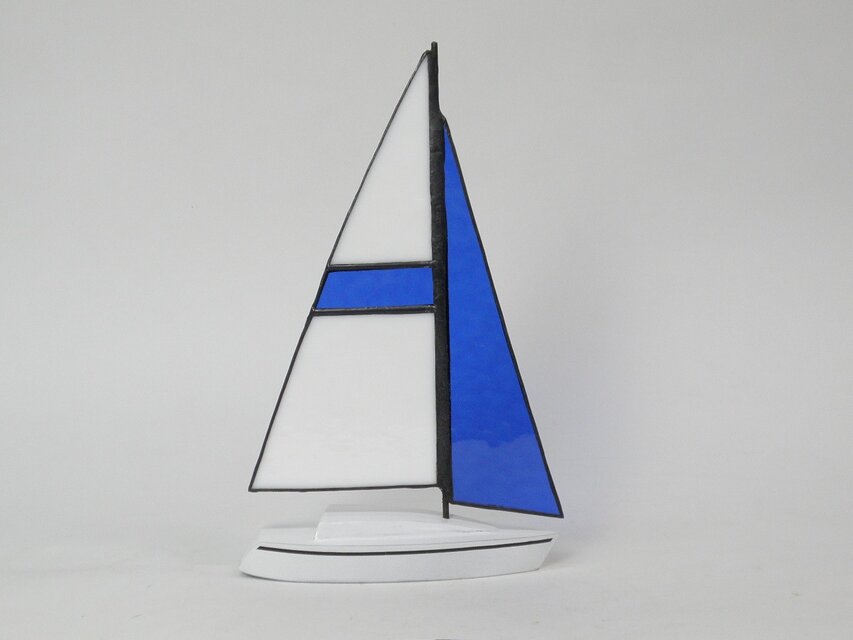 帆船模型 ヨット ステンドグラスセイル B | iichi 日々の暮らしを 