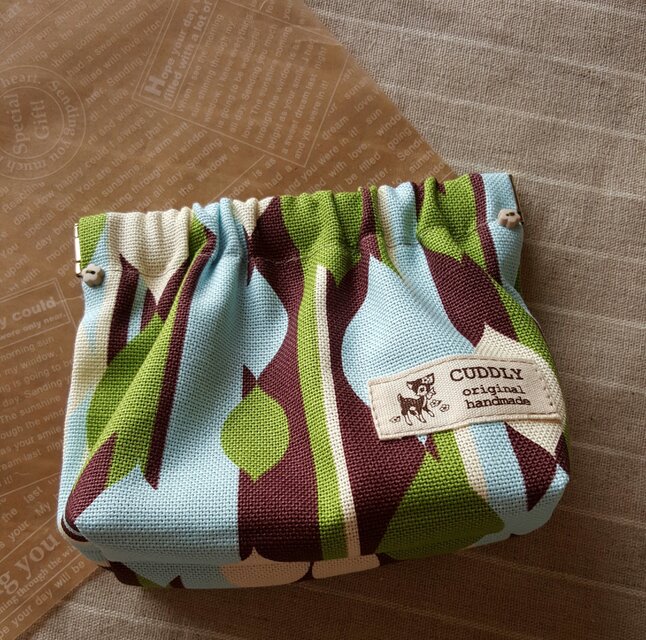 北欧風バネポーチ