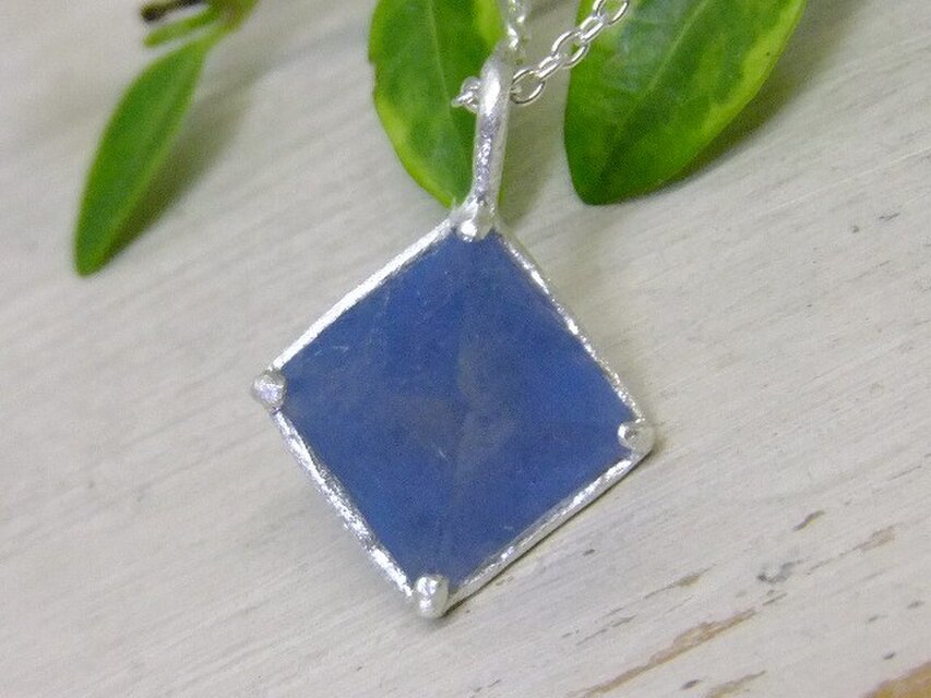 ブルーフローライト（ニューメキシコ州）＊925ペンダント