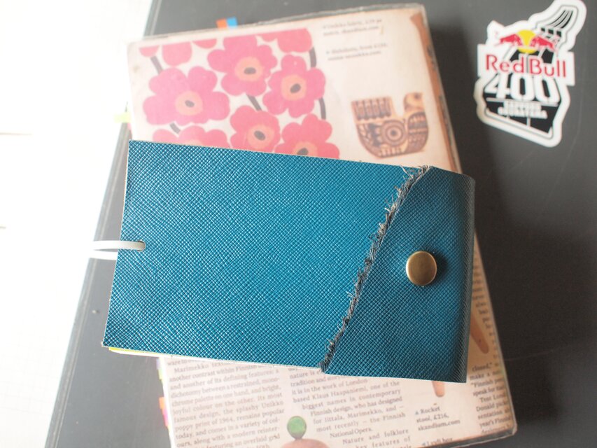 本革　情報カード・京大式カードケース　　5"×3"サイズ