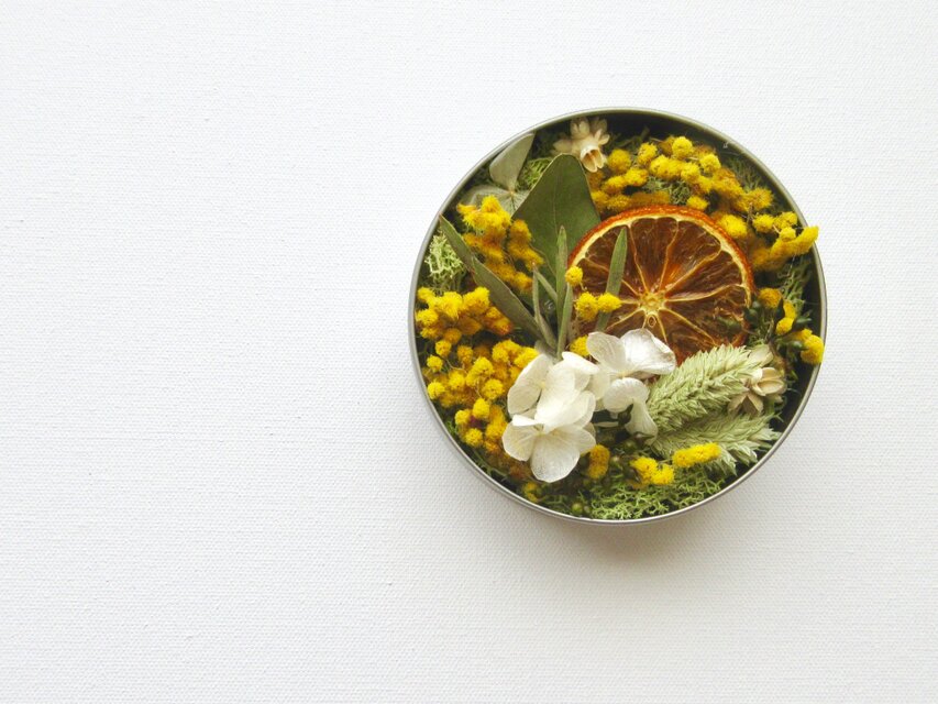 tea cans flowers ＊ refresh