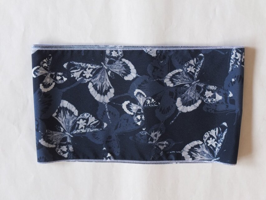 かさね半襟　「ノワール」　ネイビー完売・ブラック3