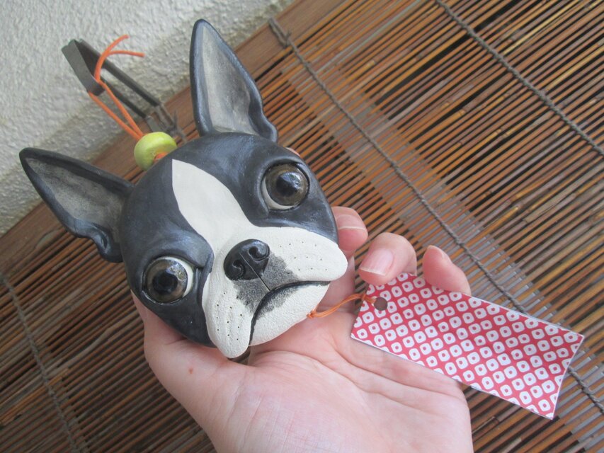 ボストンテリアの風鈴①