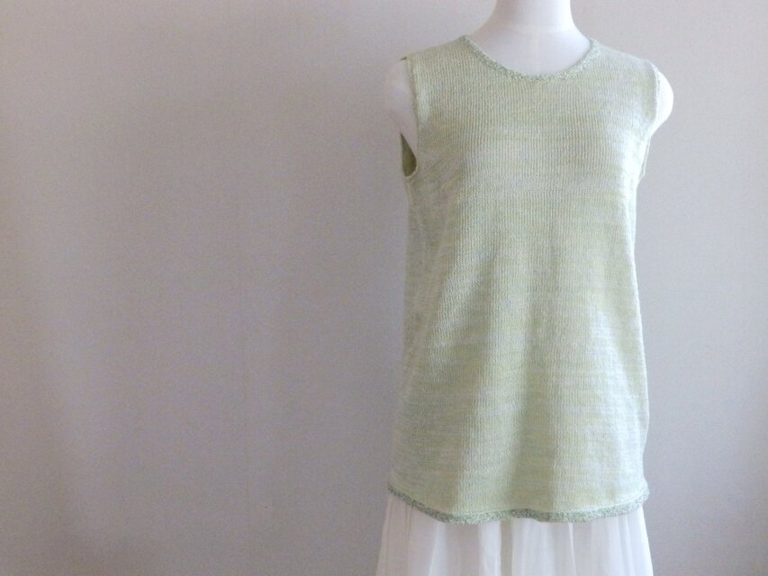 リネンとシルクのニットチュニック・ｍ様専用