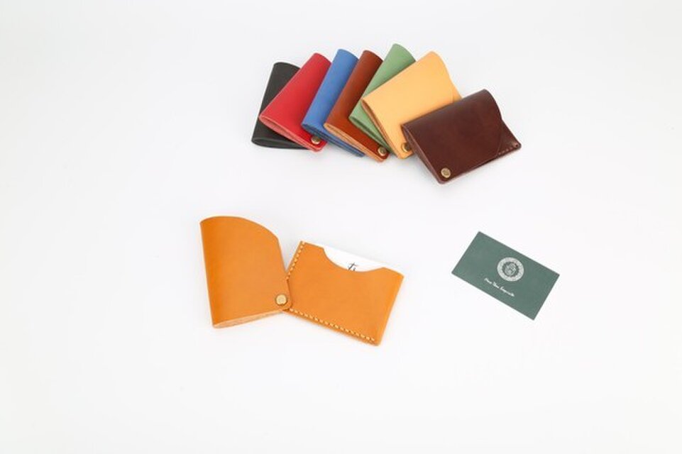 Yハンドメイド名刺入れ 名刺入れ作成しました #名刺入れ #レザークラフト #ハンドメイド