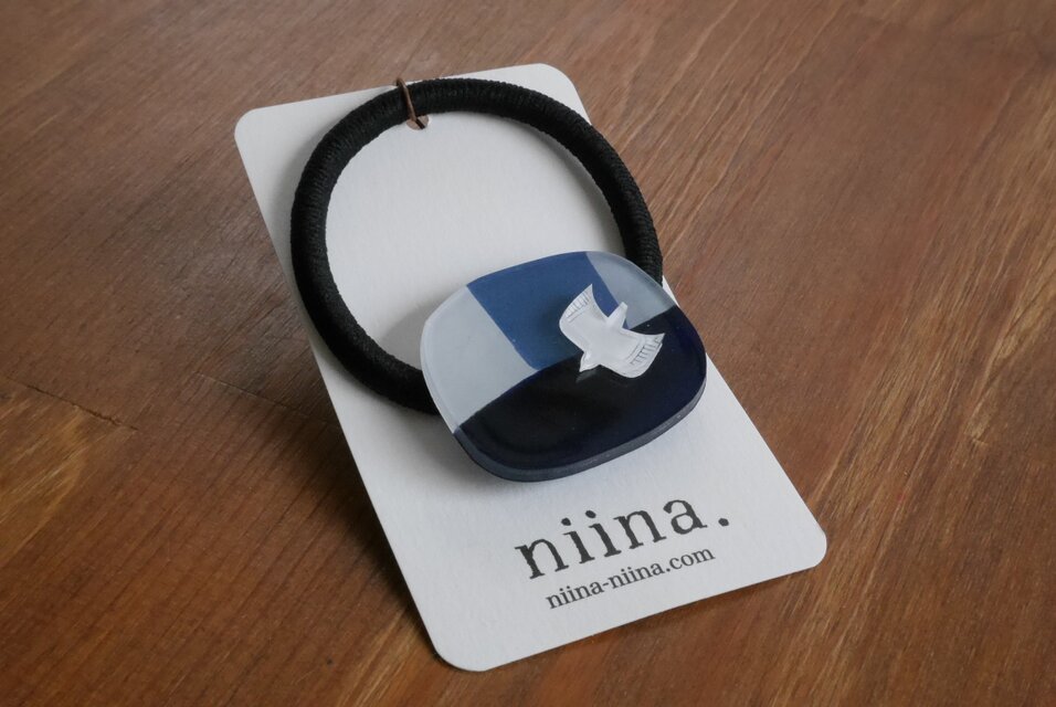 鳥のヘアゴム（S）