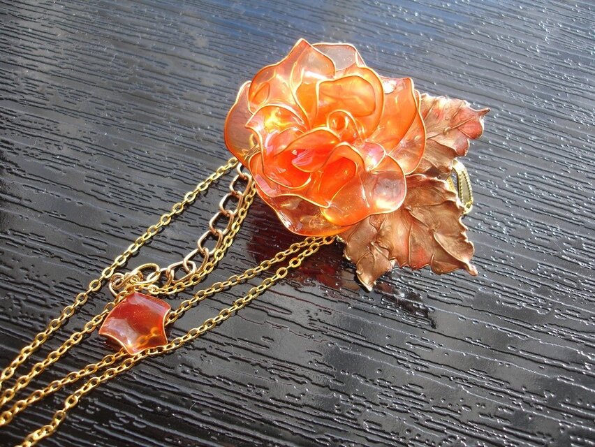 オレンジのバラ（３way)