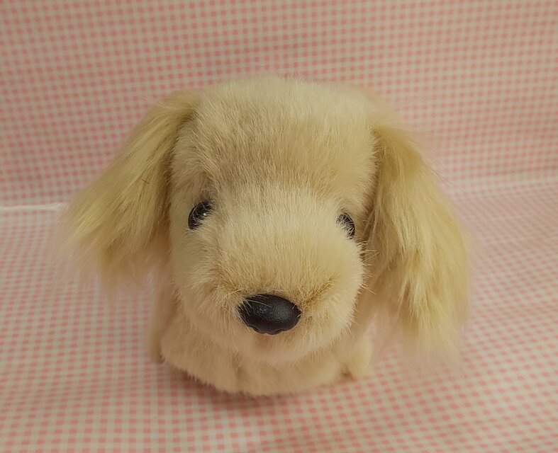 ふわふわぬいぐるみ☆ミニチュアダックスフンド☆ベージュ