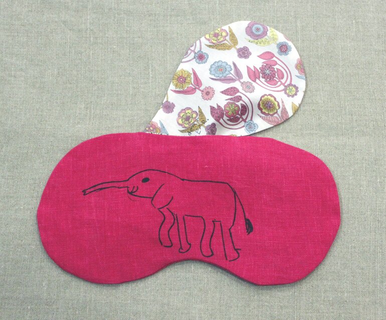 あずきとラベンダーのピロー　　子ぞう　　　P-32