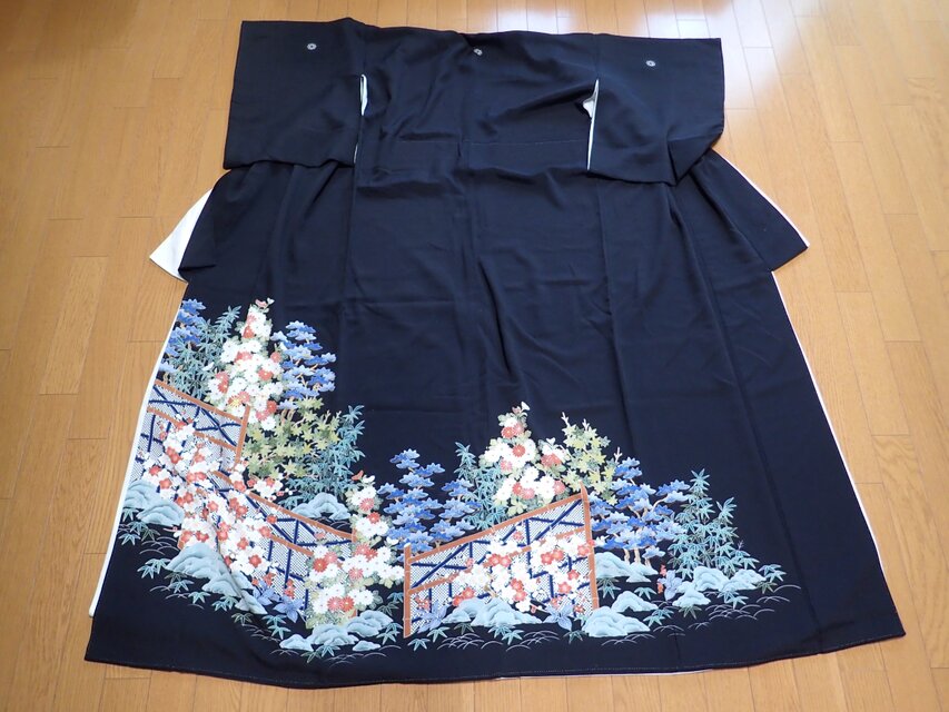 受注制作 ✳︎1点物 ✳︎ アンティーク 着物リメイク 正絹 フォーマル