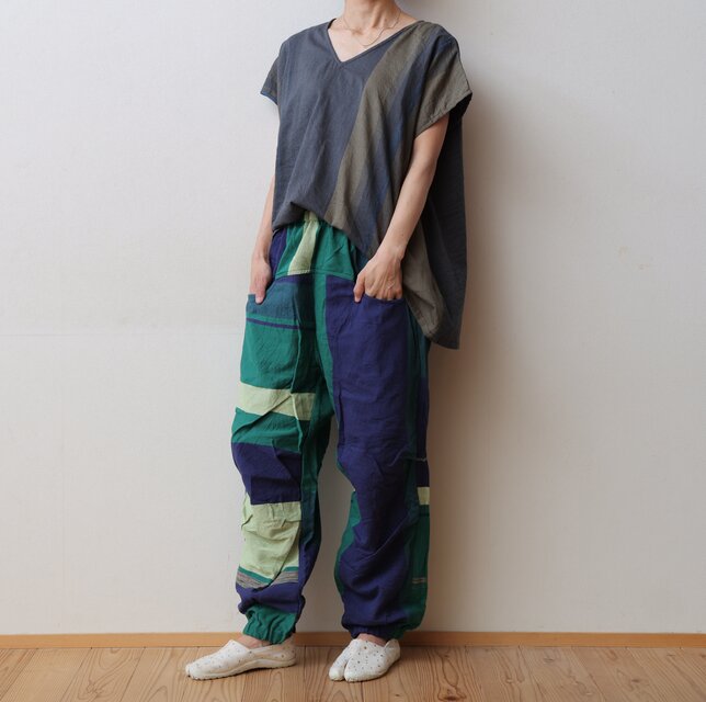 【NEW】nica pants HOSO cotton