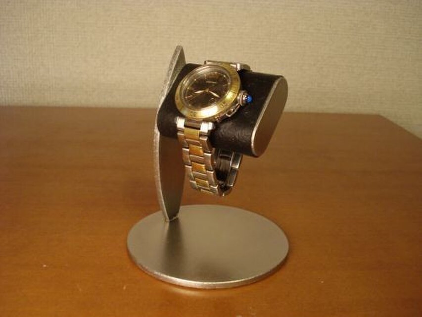 時計 飾る 1本掛けだ円ブラック腕時計スタンド スタンダード | iichi