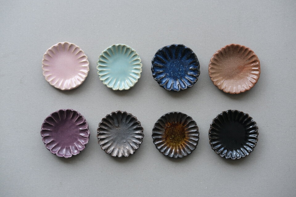 【色在庫更新】豆豆皿　薬味皿・箸置き ＜8色＞