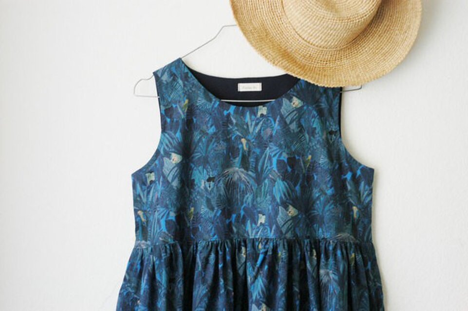 Liberty: Jungle tapestry リゾートワンピース
