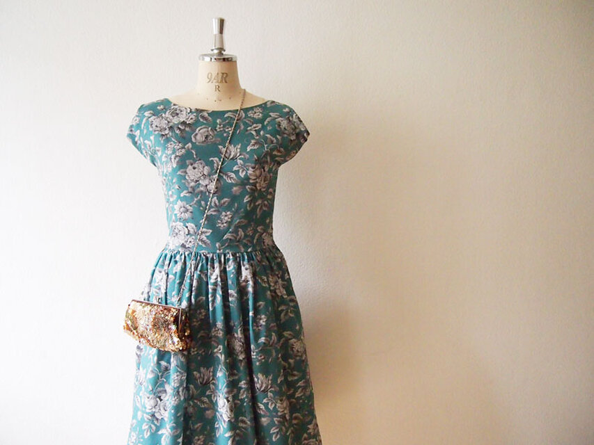 Liberty:Graceful フィット＆フレア　クラシカルドレス