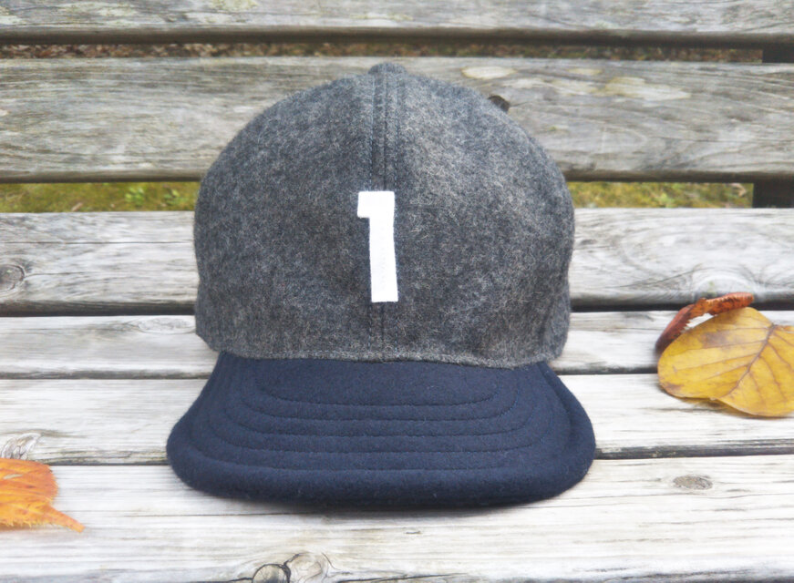 ナンバリングキャップ　ウールの『１』