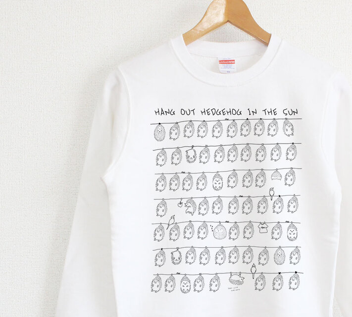 ハリネズミのひなたぼっこ　スウェット