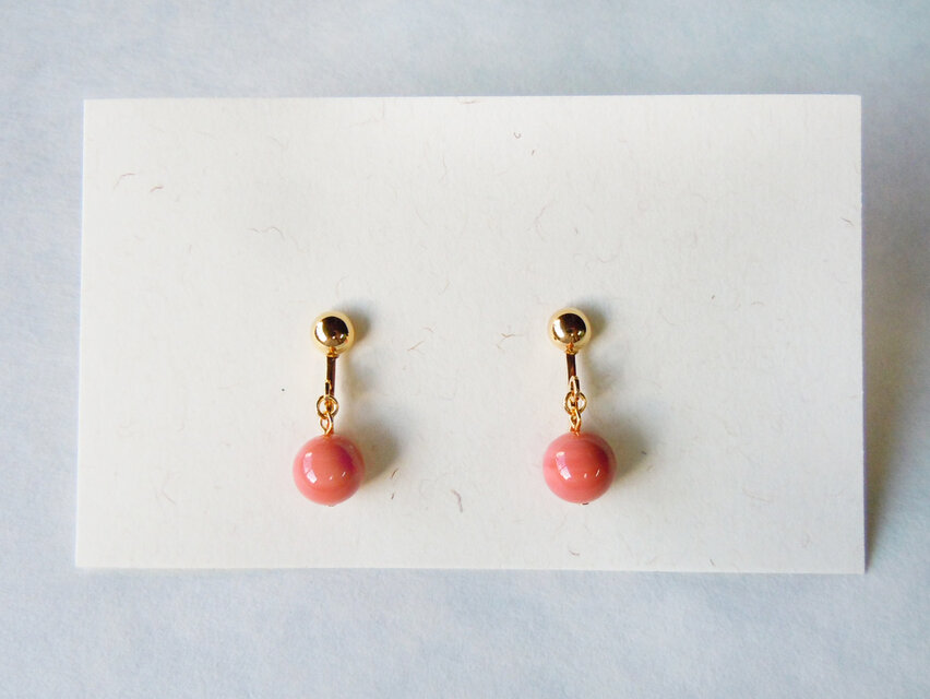 ＊ご予約品＊マウンテンコーラルのイヤリング