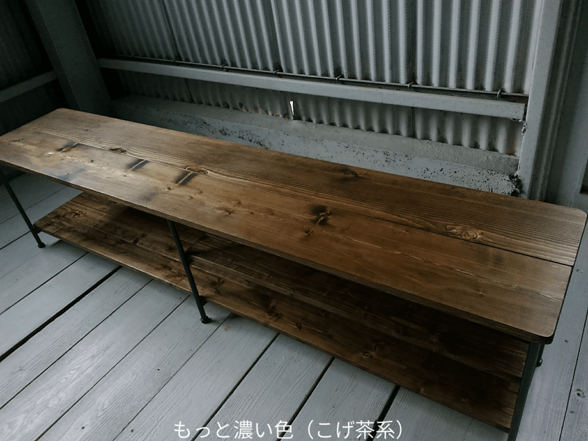 送料無料（送料込価格）】 アイアン ウッド テレビラック DX