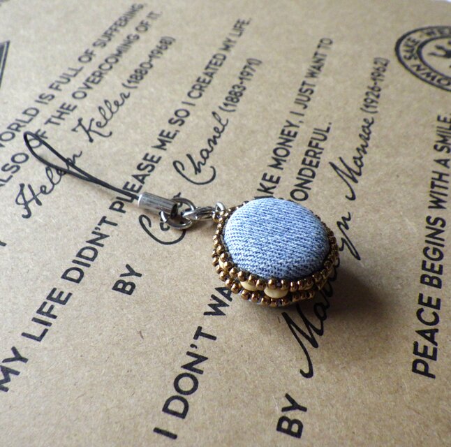 2.5cmミニマカロン♡ストラップ